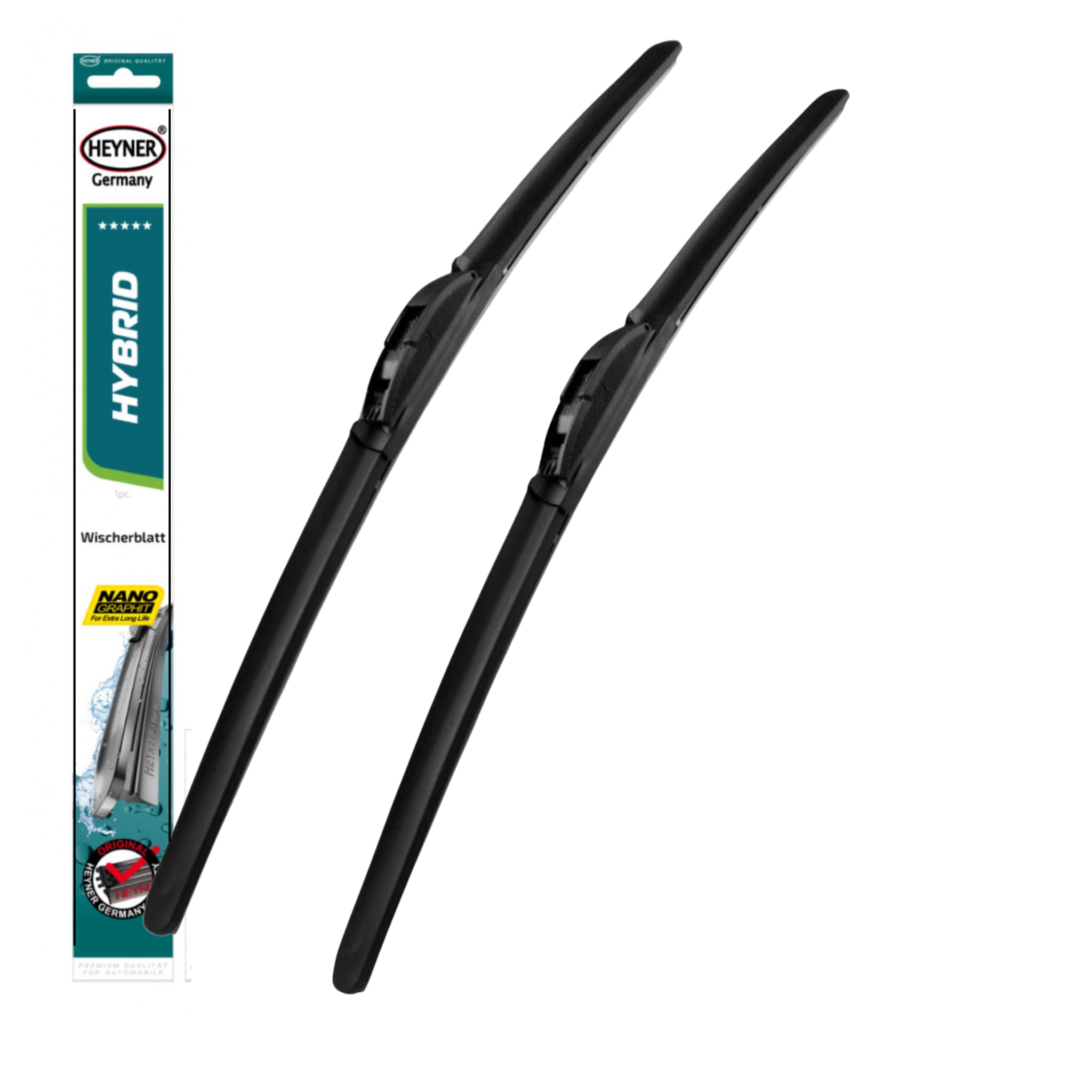 Fits Mazda 6 Models 2008 To 2012 Heyner Germany Aeroflat Windscreen Wiper Blades Size 24"16" Front Replacement Set