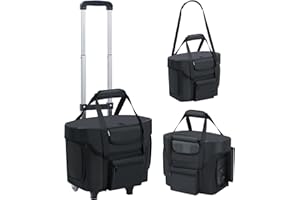 Deknuosport Portable Power Station Case Compatible with ECOFLOW DELTA 2,Power Station Bag with Wheels and Pull Rods for ECOFLOW DELTA 2 Power Station,Soft Generator Covers for Camping Essentials