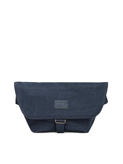 CAT Cargo Canvas 7 cms Washed Navy Messenger Bag (83599-86)