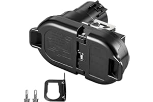 WUSHIXAN 7 Blade and 4 Flat Connector, Towing Solutions 40974 Trailer Plug-in Simple Wiring Kit