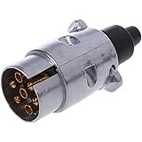 Adaptateur Remorque 13 Vers 7 Broches - Pour Attelage Voiture/Caravane - Conversion 12V - Conception Compacte Étanche