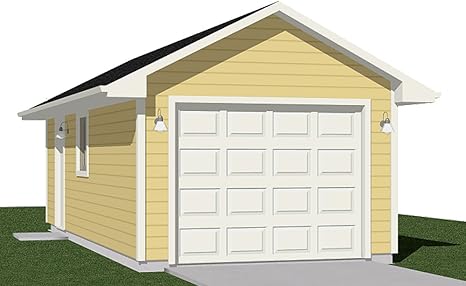 Amazon Co Jp ガレージプラン 1 車ガレージプラン 324 1 12フィート X 27フィート 1 車 ホーム キッチン