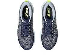 ASICS Men's DYNABLAST 4 Running Shoes, 7.5, Blue