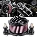 Black Air Cleaner Intake Filter System Kit For Harley Sportster XL883 XL1200 1988-2015 Black