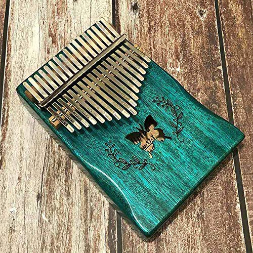 Vilihy-Kalimba-Mbira-Thumb-Piano-Sanza-17-keys-Solid-Wood-Finger-Piano-with-Carry-Bag-Music-Book-Musical-Scale-Stickers-Tuning-Hammer-Finger-sleeve-Musical-Gift-Easy-to-learn