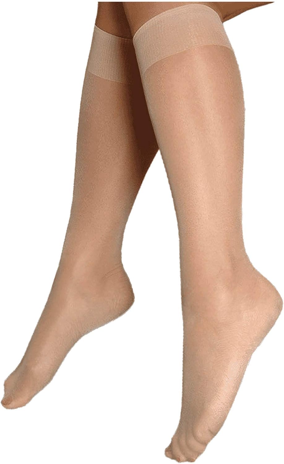 Berkshire Women's Ultra Sheer Knee High Sandalfoot Pantyhose 2Muti