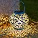 Solar Big Lantern Hanging Garden Outdoor Lights Metal Waterproof LED Table Lamp Decorative primary