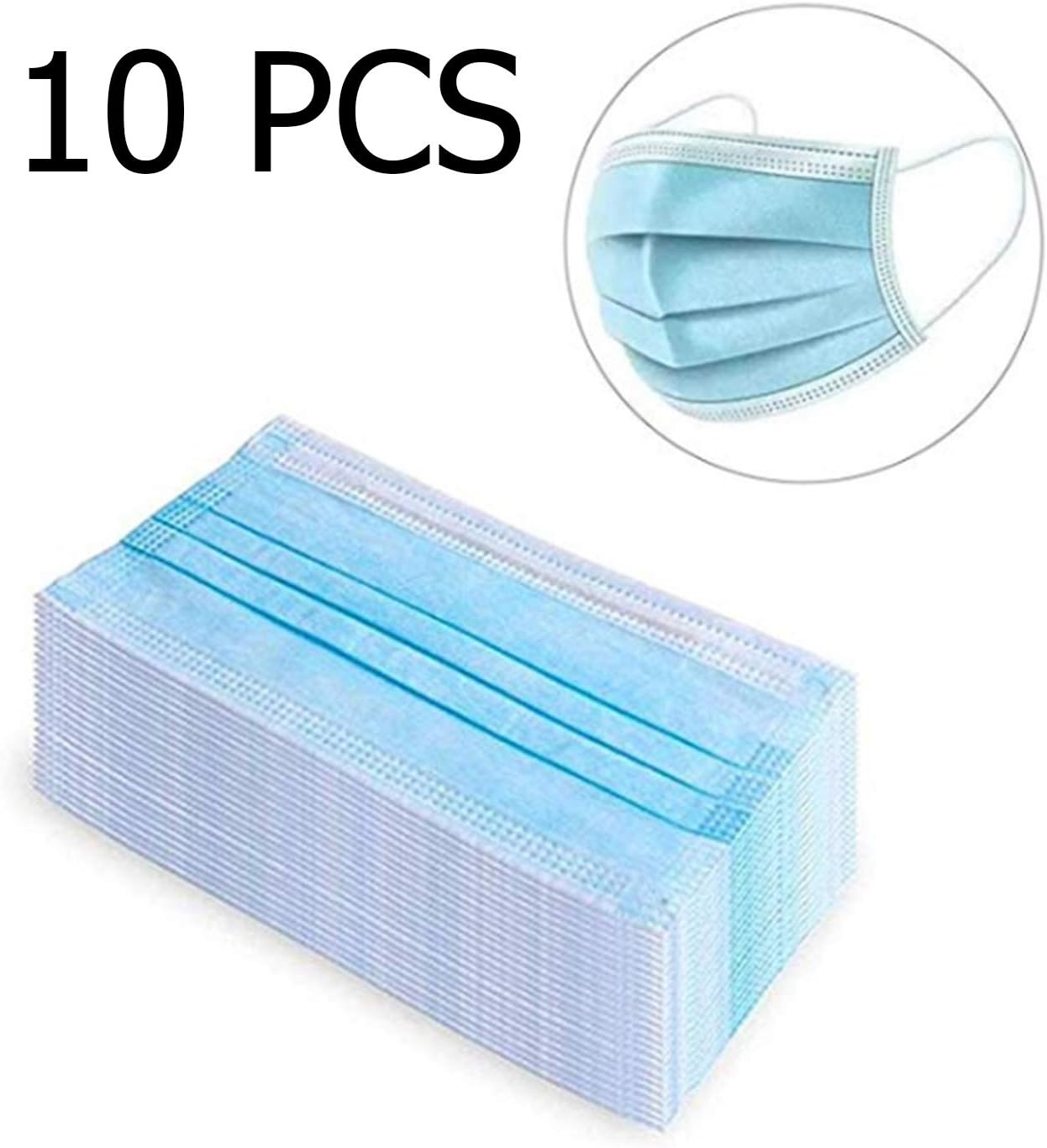 MOOKEY Mask 3 Layers Protect 2.5PM, Soft and Comfortable Disposable mask with Elastic Earrings, DHL Fast delivery