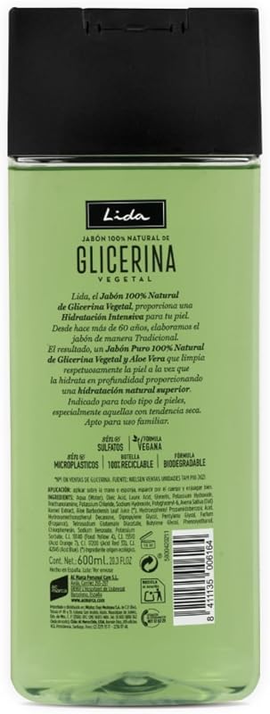 - Gel de Ducha y Baño Glicerina y Aloe Vera - 600 ml — foto 2 de 7
