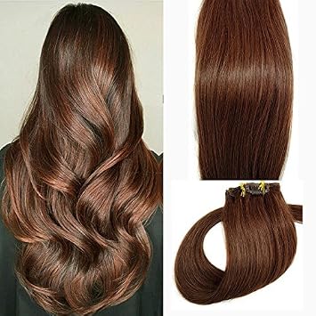 20 Inches 30 Clip In Hair Extensions Human Hair Extensions
