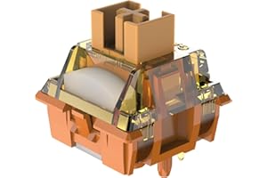 GK GAMAKAY Planet Series Switch with LED Diffuser, Linear Mechanical Keyboard Switch, GamaKay Switch 5 Pin Pre-lubed Switches for DIY Mechanical Gaming Keyboard (Venus Swicth-90Pcs)