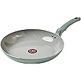 T-fal New Refresh Ceramic, Ceramic Non Stick Fry Pan 12 Inch, Oven Broiler Safe 350F, Cookware, Nonstick Kitchen Pan, Versatile Frying Pan, Skillet, Healthy Cooking, Pots and Pans, Mint Green