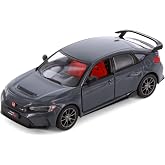 KiNSMART 2024 Honda Civic Type R 5472D - 1/36 Scale Diecast Model Car (Black)