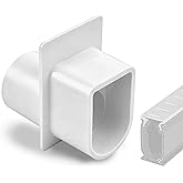 DEA Deck Drain End Adapter for Stegmeier Channel Drains, White | Fits for Frontier Deck Drains &amp; Treadmaster Commercial Drains, Connects to 1-1/2" Schedule 40 PVC Pipe