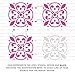Icarus Tile Stencil - Kitchen Backsplash, Furniture Stencils, Peel and Stick Tile, Floor Stencil, Home Improvement