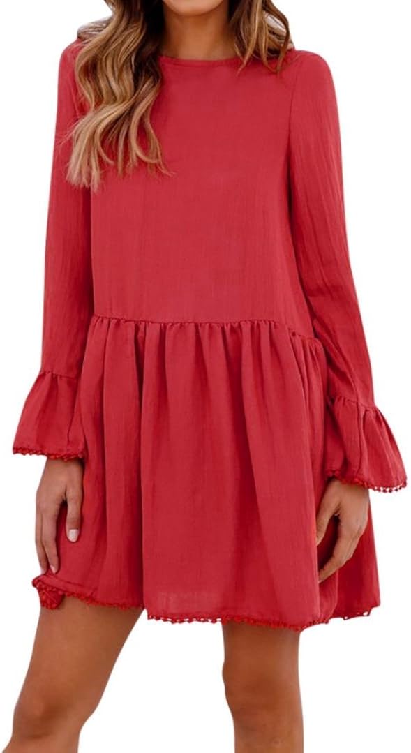 New Christmas dress Women's Long Sleeve O Neck Printing dress Vintage Gown Evening Party Dresses 