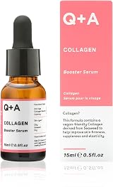 Q+A Collagen Booster Serum 15ml – Plant-Based, Algae Extracts, Vegan Cruelty