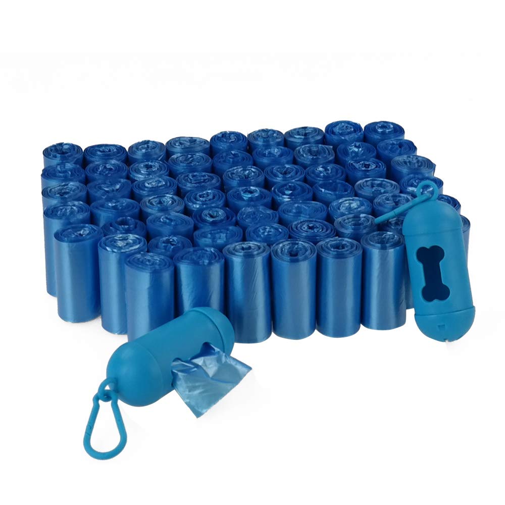 Callyne Dog Poop Bags, Waste Dog Bags with 2 Dispensers, Blue, 1200 Counts