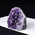 FZBHRO Large Amethyst Cluster Geode Healing Crystal Stone Collection Mineral Specimen Home Office Decor Meditation Gifts 1.7-2.2 Pound