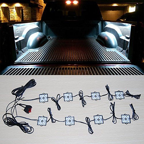 Buy Addmotor Universal Waterproof White LED Truck Bed/Rear Work Box