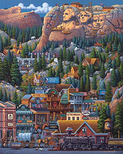 Jigsaw Puzzle - Mount Rushmore 1000 Pc By Dowdle Folk Art
