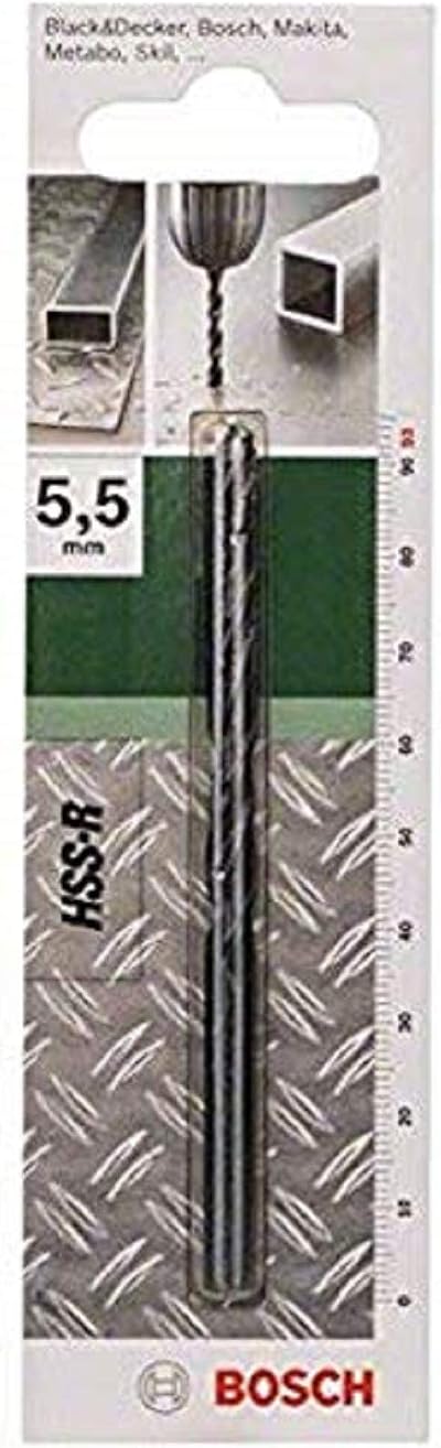 Bosch Metal Drill Bits HSS-R 5.5 mm Diameter