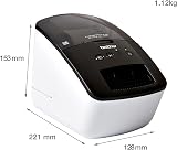 Brother QL-700 Label Maker USB 2.0 Desktop Printer 62mm UK Plug Black view 4