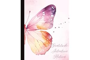 3-Month Productivity Planner | Gratitude · Intention · Action | 7.5" x 9.25" | 2 Pages Per Day | Undated Daily Planner and Jo