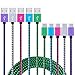 Sixsim USB Type C Cable, 5 Pack 6ft USB C Cable Nylon Braided Fast Charger Cord for Samsung Galaxy S9 S8 Plus Note 8 LG G7 V30 V20 G6 HTC U11 10 Google Pixel 2 XL Moto Z2 Lumia 950 XL OnePlus 6 5 3T