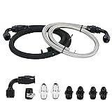 PQY 25Inch 6AN Power Steering Pump Hose Kit