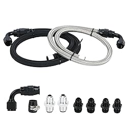 PQY 25Inch 6AN Power Steering Pump Hose Kit