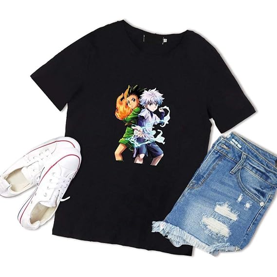 Buy Bubabox Hunter X Hunter Shirt Women Hxh Anime Killua Gon Hisoka Kurapika Tees Shirts Xl Black Style Two At Amazon In Buy Bubabox Hunter X Hunter Shirt Women Hxh Anime Killua Gon Hisoka Kurapika Tees Shirts Xl Black Style Two At Amazon In