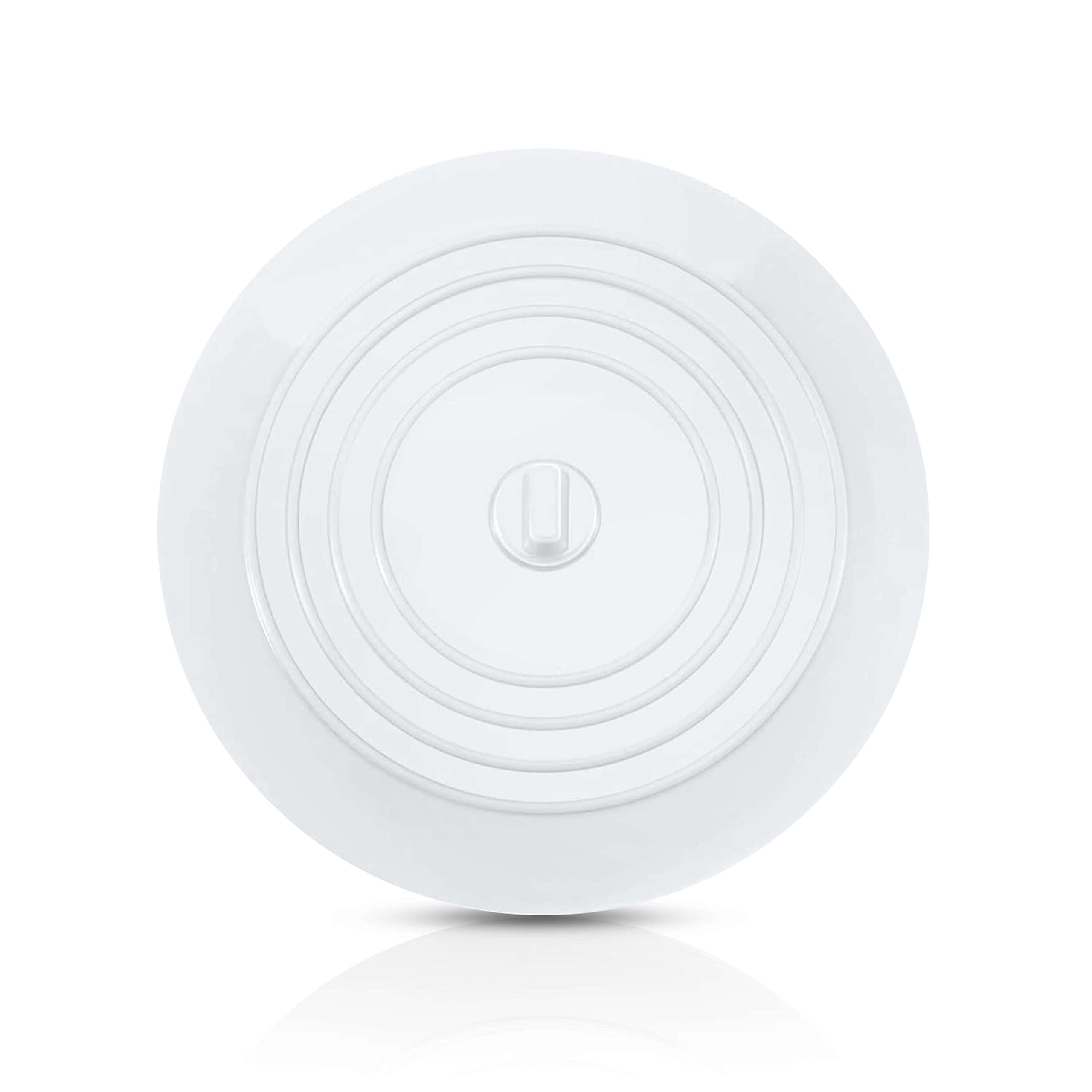 CZ Store Silicone Drain Plug |15,2 CM White|✮✮LIFETIME GUARANTEED✮✮Flexible Suction Cup, Universal Waterproof Cap Cover for Stainless Steel Kitchen Sink, Ceramic Bath Tub, Toilet, Basin, Shower