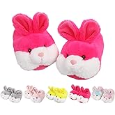 Caramella Bubble Kids Classic Bunny Slippers,Cute Animal Anti Slip House Shoes for Boy and Girl,Rabbit Slippers