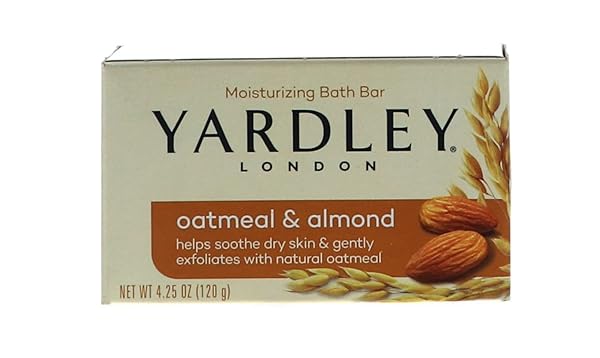 YARDLEY OATMEAL ALMOND BATH BAR 4OZ –