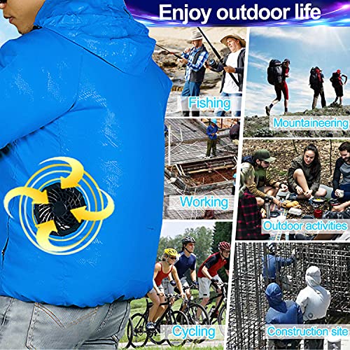 Air Conditioned Clothes Cooling Vest 3Speed Adjustable Fan Ac Jacket