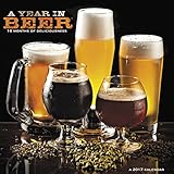 A Year in Beer TM Wall Calendar (2017)