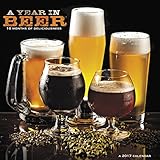 A Year in Beer TM Wall Calendar (2017) by 