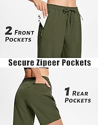 MAGCOMSEN Quick Dry Womens Hiking Shorts