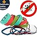Mosquito Repellent Bracelet 9pcs 100% All Natural Plant-Based Oil Non-Toxic Travel Insect Repellent Safe Deet Free Band Soft Super microfiber Material Protection Outdoor - Indoor for Adults & Kids