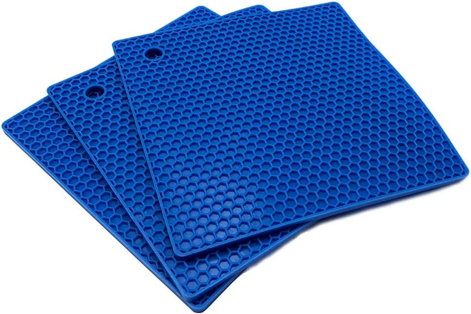 Silicone Pot Mat Heat Resistant Potholders Non Slip Trivet