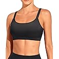 Tempt Me Women Sports Bra Bikini Tops Scoop Neck Bathing Suits Top Padded Swim Crop Tops Only