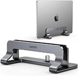UGREEN Vertical Laptop Stand Aluminum Adjustable Desk Holder Grey 0.47-1 in
