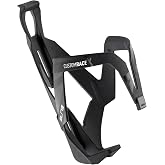 Elite Custom Race X Bottle Cage &ndash; Black Skin with Black Graphic &ndash; Lightweight, Secure &amp; Durable Bike Water Bottle Holder