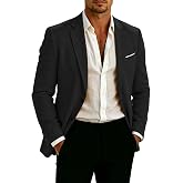 Blazer for Men Slim Fit Lightweight Two Button Casual Sport Coat | Suit Jacket for Men, Long Sleeve, Notched Collar, Lightweight Breathable, Fitted Comfortable, for Business Work Wedding