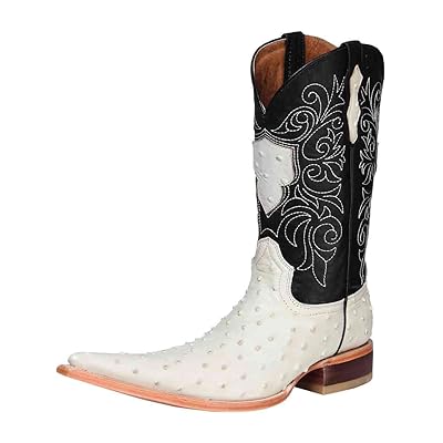 botas vaqueras color hueso