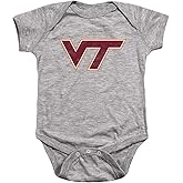 Virginia Tech Official Distressed Primary Unisex Infant Snap Suit for Baby