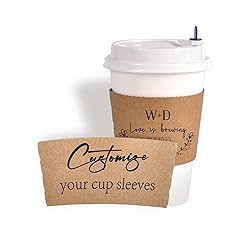 Personalized Kraft Disposable Coffee Cup