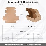 STRBOXONG Corrugated Cardboard Boxes 15x10x5cm Royal Mail Small Parcel 25Pk view 2