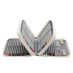 Lbxgap Portable Colored 72 Slots Pencil case
